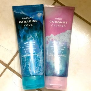 Summer Bath and Body works Lotions